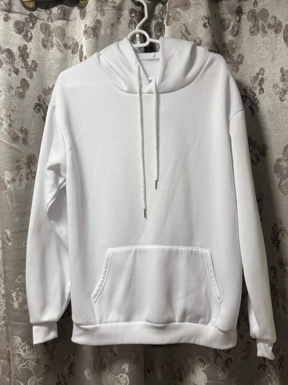 White Pullover Hoodie - Classic Casual Sweatshirt